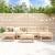 Set mobilier de grădină, 7 piese, lemn masiv de pin GartenMobel Dekor