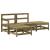 Set mobilier relaxare de grădină, 4 piese, lemn de pin tratat GartenMobel Dekor