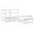 Set mobilier relaxare de grădină, 4 piese, alb, lemn masiv pin GartenMobel Dekor