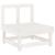 Set mobilier relaxare de grădină 5 piese alb lemn masiv de pin GartenMobel Dekor