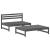 Set mobilier relaxare grădină, 2 piese, gri, lemn masiv de pin GartenMobel Dekor