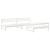Set mobilier relaxare de grădină, 4 piese, alb, lemn masiv pin GartenMobel Dekor