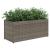 Jardiniere grădină 2 ghivece 2 buc. gri 72x30x32 cm poliratan GartenMobel Dekor
