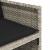 Set mobilier de grădină cu perne, 7 piese gri deschis poliratan GartenMobel Dekor