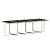 Set mobilier de grădină cu perne 11 piese gri deschis poliratan GartenMobel Dekor