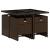 Set mobilier de grădină cu perne, 9 piese, maro, poliratan GartenMobel Dekor