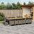 Set mobilier de grădină cu perne, 17 piese, gri, poliratan GartenMobel Dekor