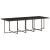 Set mobilier de grădină cu perne, 15 piese, maro, poliratan GartenMobel Dekor