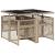 Set mobilier de grădină cu perne, 5 piese, bej, poliratan GartenMobel Dekor