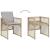 Set mobilier de grădină cu perne, 5 piese, bej, poliratan GartenMobel Dekor