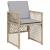 Set mobilier de grădină cu perne, 5 piese, bej, poliratan GartenMobel Dekor