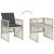 Set mobilier grădină cu perne, 9 piese, gri deschis, poliratan GartenMobel Dekor