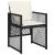Set mobilier de exterior cu perne, 11 piese, negru, poliratan GartenMobel Dekor