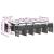 Set mobilier de exterior cu perne, 11 piese, negru, poliratan GartenMobel Dekor