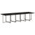 Set mobilier de grădină, 13 piese, maro, cu perne, poliratan GartenMobel Dekor