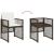 Set mobilier de grădină, 13 piese, maro, cu perne, poliratan GartenMobel Dekor