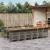 Set mobilier de grădină cu perne, 13 piese, gri, poliratan GartenMobel Dekor