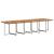 Set mobilier de grădină cu perne, 13 piese, gri, poliratan GartenMobel Dekor
