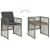 Set mobilier de grădină cu perne, 13 piese, gri, poliratan GartenMobel Dekor