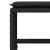Set mobilier de grădină cu perne, 9 piese, negru, poliratan GartenMobel Dekor