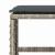 Set mobilier grădină cu perne, 9 piese, gri deschis, poliratan GartenMobel Dekor