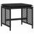 Set mobilier de exterior cu perne, 11 piese, negru, poliratan GartenMobel Dekor