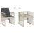 Set mobilier de grădină cu perne 11 piese gri deschis poliratan GartenMobel Dekor