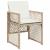 Set mobilier de grădină cu perne, 11 piese, bej, poliratan GartenMobel Dekor
