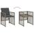Set mobilier de grădină cu perne, 13 piese, gri, poliratan GartenMobel Dekor