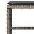Set mobilier de grădină cu perne, 13 piese, gri, poliratan GartenMobel Dekor