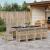 Set mobilier de grădină cu perne, 13 piese, bej, poliratan GartenMobel Dekor
