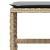 Set mobilier de grădină cu perne, 13 piese, bej, poliratan GartenMobel Dekor