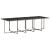 Set mobilier de grădină cu perne, 15 piese, gri, poliratan GartenMobel Dekor