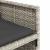 Set mobilier de grădină cu perne 15 piese gri deschis poliratan GartenMobel Dekor