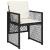 Set mobilier de grădină cu perne, 15 piese, negru, poliratan GartenMobel Dekor