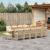 Set mobilier de grădină cu perne, 15 piese, bej, poliratan GartenMobel Dekor