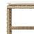 Set mobilier de grădină cu perne, 15 piese, bej, poliratan GartenMobel Dekor
