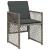 Set mobilier de grădină cu perne, 17 piese, gri, poliratan GartenMobel Dekor