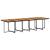 Set mobilier de grădină cu perne, 17 piese, negru, poliratan GartenMobel Dekor