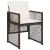 Set mobilier de grădină cu perne, 9 piese, maro, poliratan GartenMobel Dekor