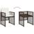 Set mobilier de grădină, 13 piese, maro, cu perne, poliratan GartenMobel Dekor
