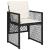 Set mobilier de grădină cu perne, 17 piese, negru, poliratan GartenMobel Dekor