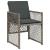 Set mobilier de grădină cu perne, 17 piese, gri, poliratan GartenMobel Dekor