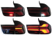 Set de lumini spate LED de tuning cu stilizare G05 LCI, potrivit pentru BMW X5 E70 2007-2013, stânga și dreapta, bază fumurie roșie Performance AutoTuning