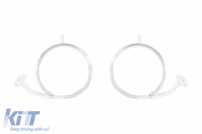 Set de ghiduri de lumină potrivit pentru inel mare pe BMW Seria 3 E90 sedan, E91 touring 2008-2012, stânga și dreapta Performance AutoTuning
