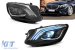 Kit de tuning faruri LED tip Facelift potrivit pentru Mercedes S-Class W222 2013-2017, bara de protecție din față 2013-2017, bază neagră, stânga și dreapta Performance AutoTuning