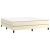 Pat box spring cu saltea, crem, 180x200 cm, piele ecologică GartenMobel Dekor
