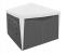 Pereti laterali pavilion 295x195 cm, set 4 bucati, cu ferestre si usa, PE impermeabil, gri Household NewTrend