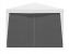 Pereti laterali pavilion 295x195 cm, set 4 bucati, cu ferestre si usa, PE impermeabil, gri Household NewTrend