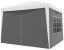 Pereti laterali pavilion 295x195 cm, set 4 bucati, cu ferestre si usa, PE impermeabil, gri Household NewTrend